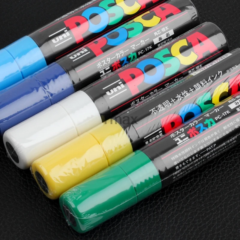 6 x Sakura Pigma Micron Fineliner Pens - 0.3/0.5mm/Graphic + 0.5/0.8mm/PN  -Black